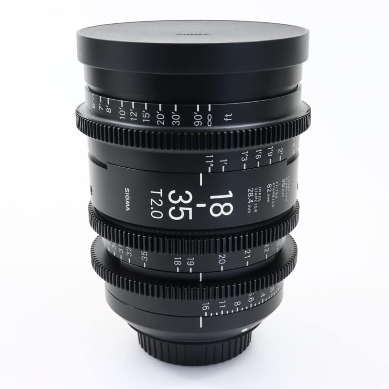 18-35mm T2/EF feet [High Speed Zoom Line 18-35mm T2 EFマウント フィート表示]