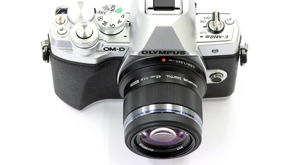 ソフトパープル OLYMPUS 単焦点レンズ DIGITAL 45mm F1.8 シルバー 通販 