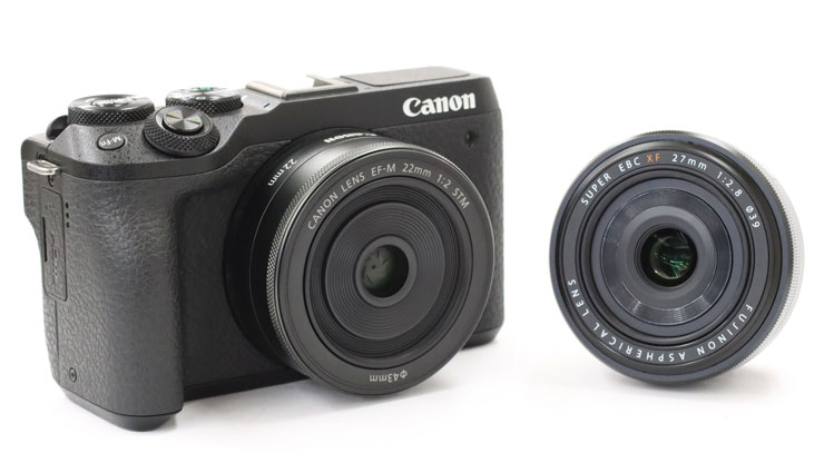 【別倉庫からの配送】 単焦点広角レンズ Canon EF-M22mm 美品 ミラーレス STM F2 レンズ(単焦点