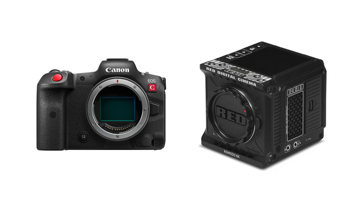 Canon（キヤノン） EOS R5 C、Red Digital Cinema Camera KOMODO 6K