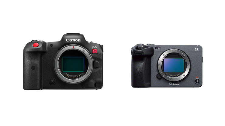 Canon（キヤノン） EOS R5 C、SONY FX-3