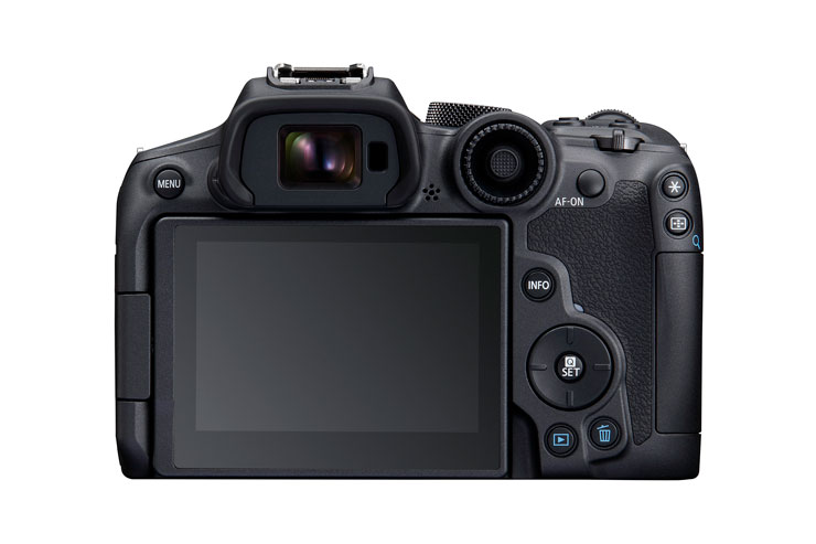 Canon EOS R7 本体背面
