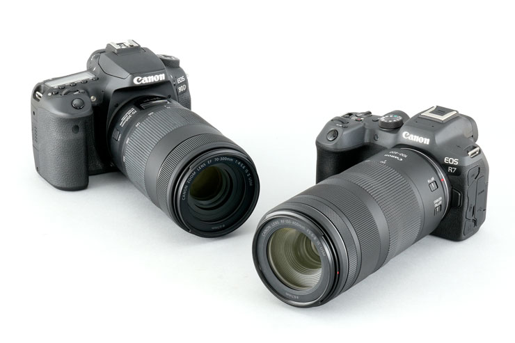 Canon（キヤノン）EOS R7、EOS 90D