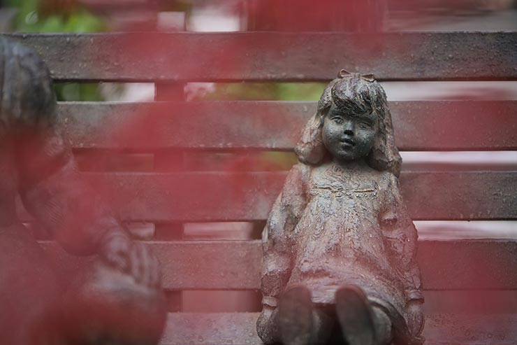Canon EOS 6D Mark II + SIGMA 105mm F1.4 DG HSM | Artで撮影した銅像の画像