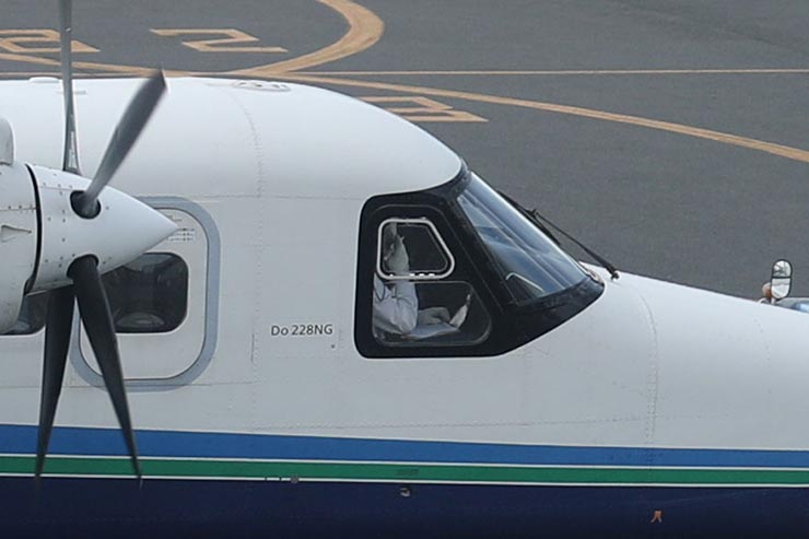 Canon EOS5D MarkIV + SIGMA 40mm F1.4 DG HSM | Artで撮影した飛行機の拡大画像