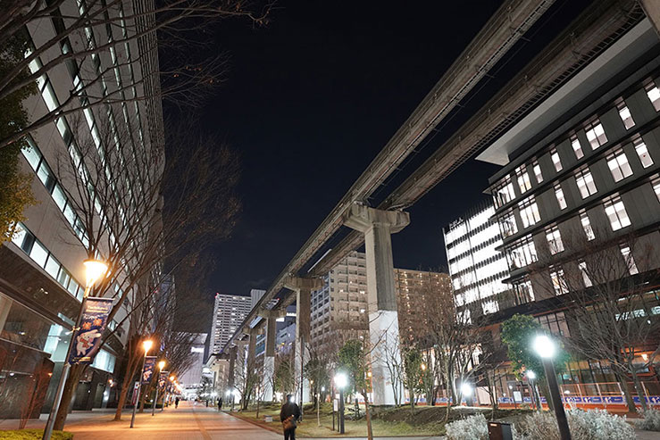 街の夜景の画像