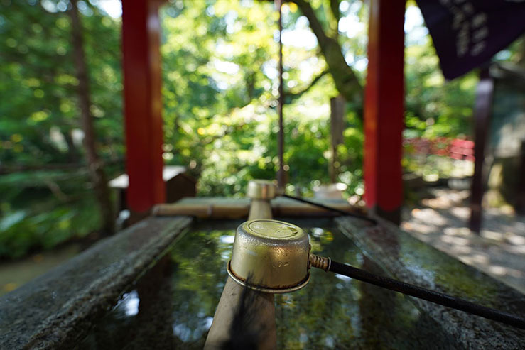手水舎の画像