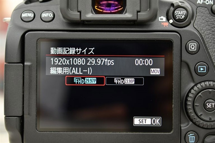 一眼デジタルで動画を撮ろう！ 画質の設定 写真⑤