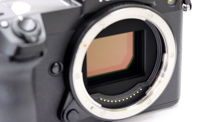 FUJIFILM GFX100Sのレンズ装着部の画像