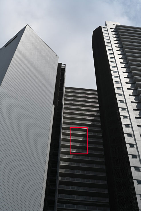 Nikon AF-S NIKKOR 58mm f/1.4G 画質について：ビル