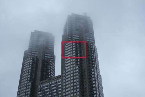 FUJIFILM XF35mmF2 R WR 画質：都庁