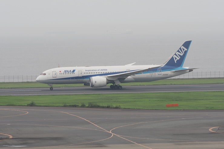 OLYMPUS M.ZUIKO DIGITAL ED 40-150mm F2.8 PRO 作例：ANAの飛行機