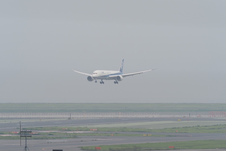 OLYMPUS M.ZUIKO DIGITAL ED 40-150mm F2.8 PRO 作例：ANAの飛行機