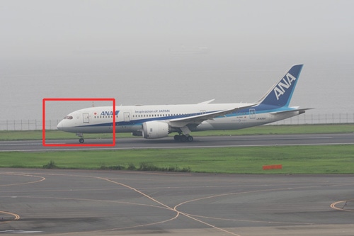 OLYMPUS M.ZUIKO DIGITAL ED 40-150mm F2.8 PRO 画質：ANAの飛行機