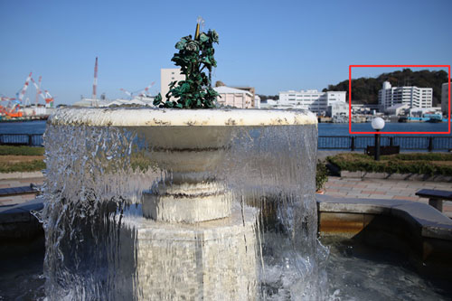 Canon EF-M22mm F2 STM 画質：噴水