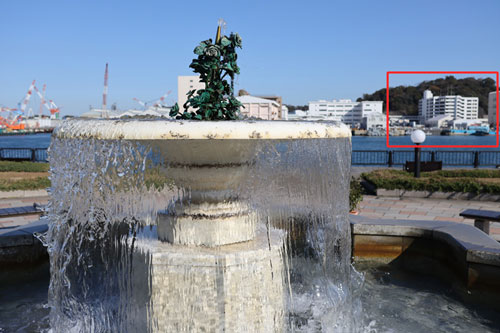 Canon EF-M22mm F2 STM 画質：噴水