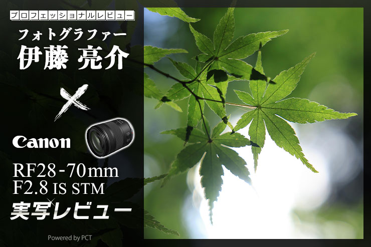 Canon RF28-70mm F2.8 IS STM レビュー × 伊藤 亮介｜超軽量小型大口径ズームレンズが登場一覧用画像
