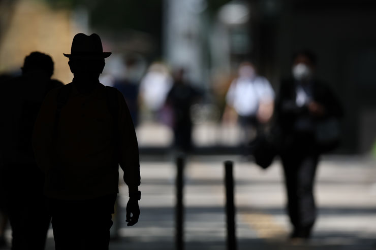 Canon EOS R3・RF800mmF5.6 L IS USMで撮影した人ごみの画像