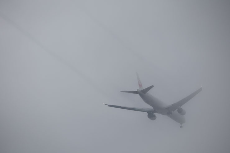 Canon EOS R3・RF800mmF5.6 L IS USMで撮影した飛行機の画像