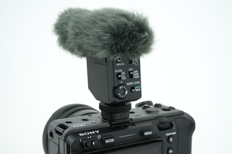 SONY(ソニー)FX30 + ECM-B10 ショットガンマイクロホン