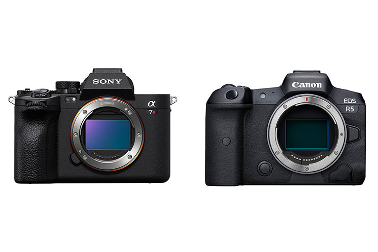 SONY（ソニー） α7R V 、Canon EOS R5