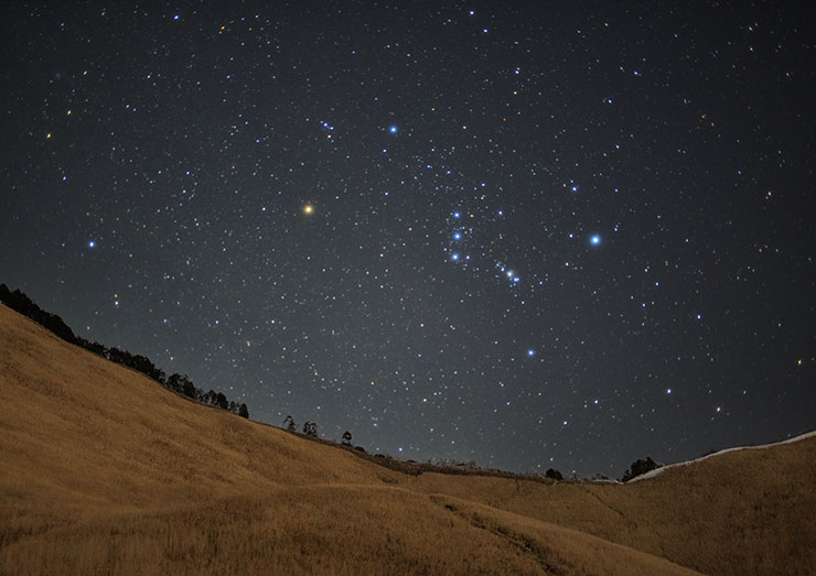 Canon EOS R6・RF35mm F1.8 マクロ IS STMで撮影した星景画像