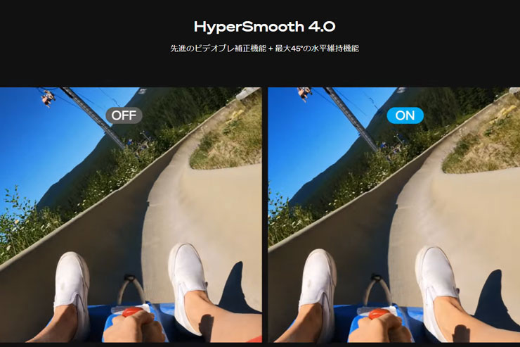 HyperSmoothのイメージ