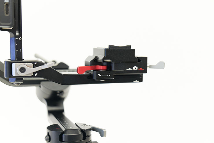 水平アーム部分拡大画像