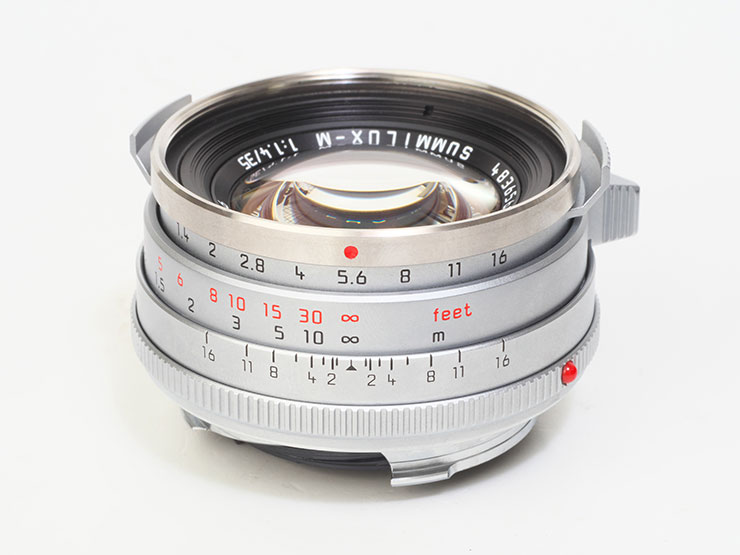 leica summilux 35 f1.4 復刻版　角型レンズフード