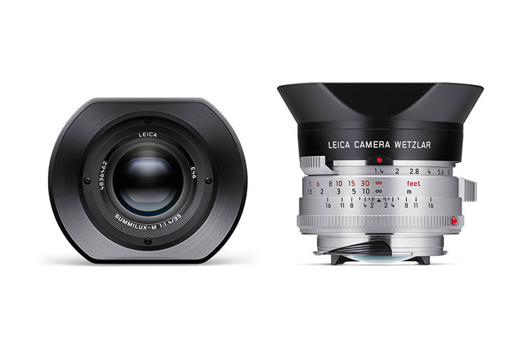 LEICA SUMMILUX M f1.4/35mmの画像（左）レンズ面（右）側面