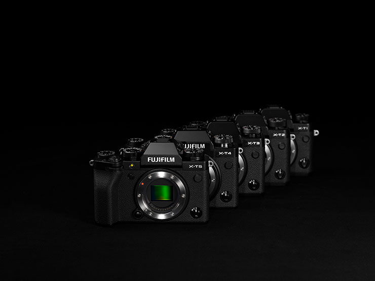 X-T1、X-T2、X-T3、X-T4、X-T5の商品画像