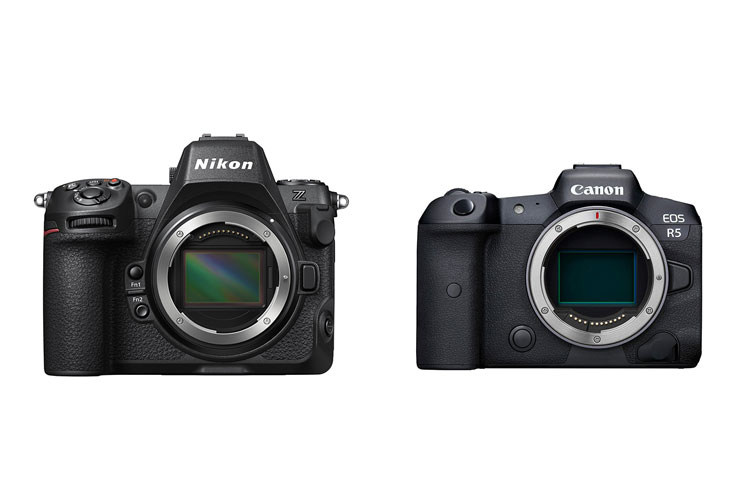 Nikon（ニコン）Z 8、Canon EOS R5
