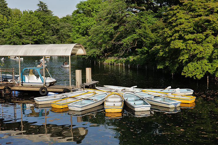 Leica SL2-S・ズミクロンSL f2/50mm ASPH.で撮影した池に浮かぶボートの画像
