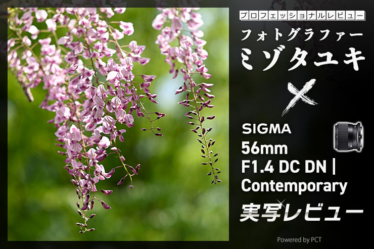 SIGMA 56mm F1.4 DC DN | Contemporary × ミゾタユキ | ニコンZマウントAPS-C専用の中望遠レンズキービジュアル