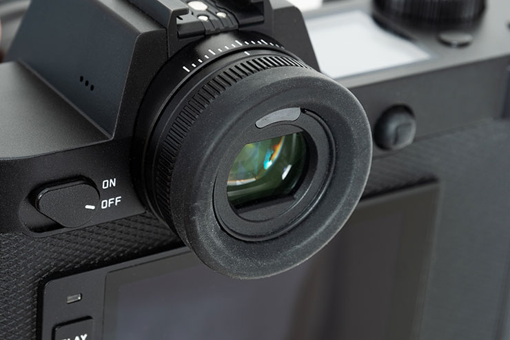 Leica  SL2-Sのファインダーの画像