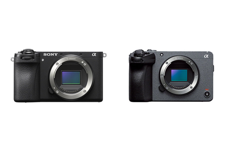 SONY α6700、FX30の正面画像