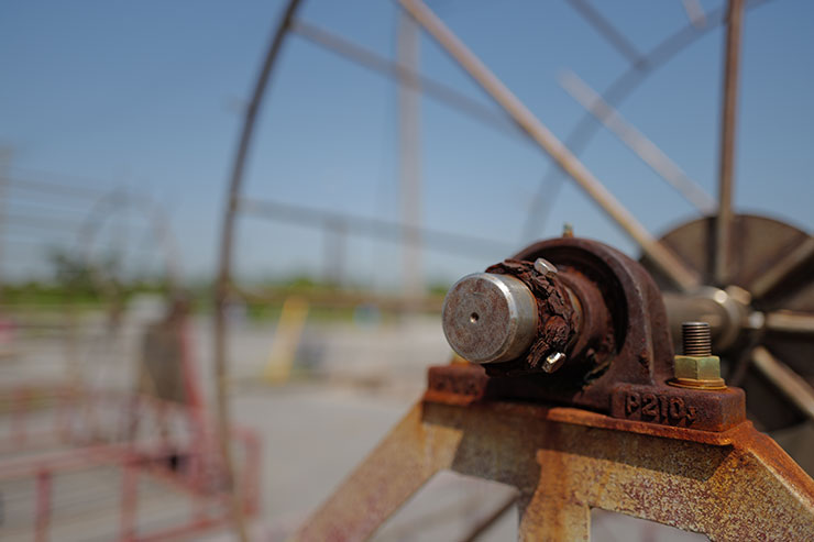 Leica Q3で撮影した漁港にある器具の画像