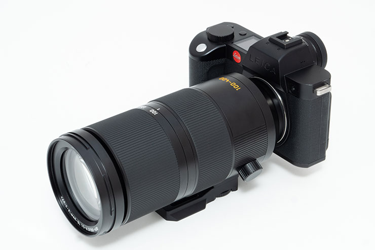 Leica バリオ・エルマーSL f5-6.3/100-400mmをSL2-Sに装着した画像
