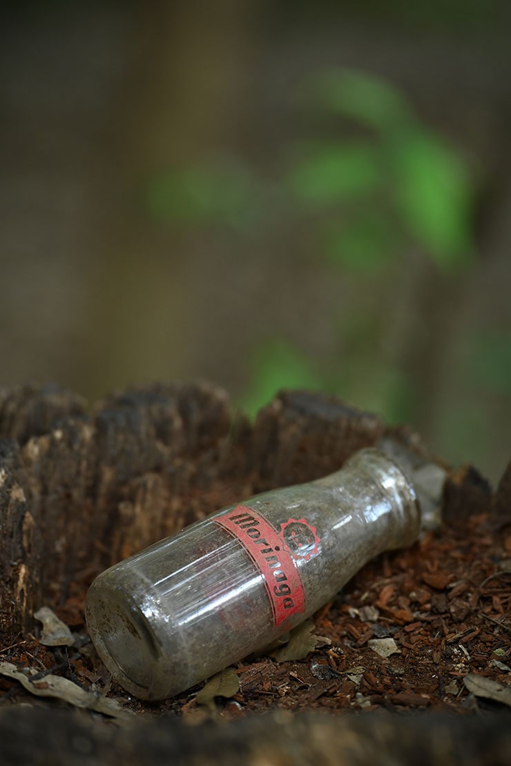 Nikon（ニコン）Z 7Ⅱ・NIKKOR Z 70-180mm f/2.8 作例：古びた牛乳瓶