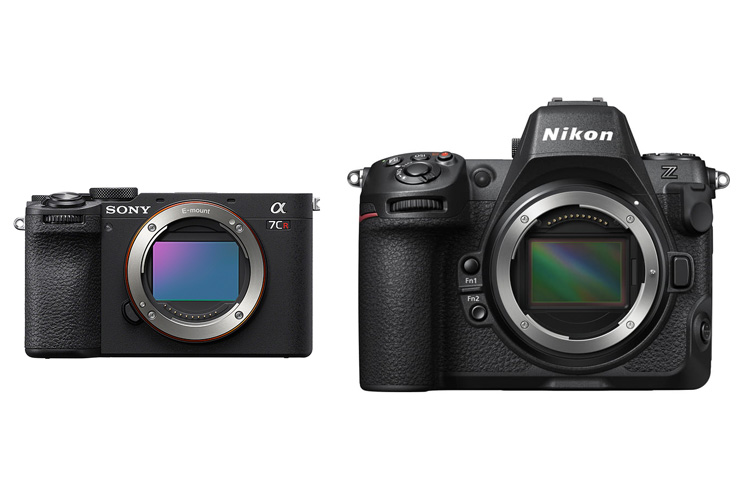 α7CR、Nikon Z 8比較イメージ