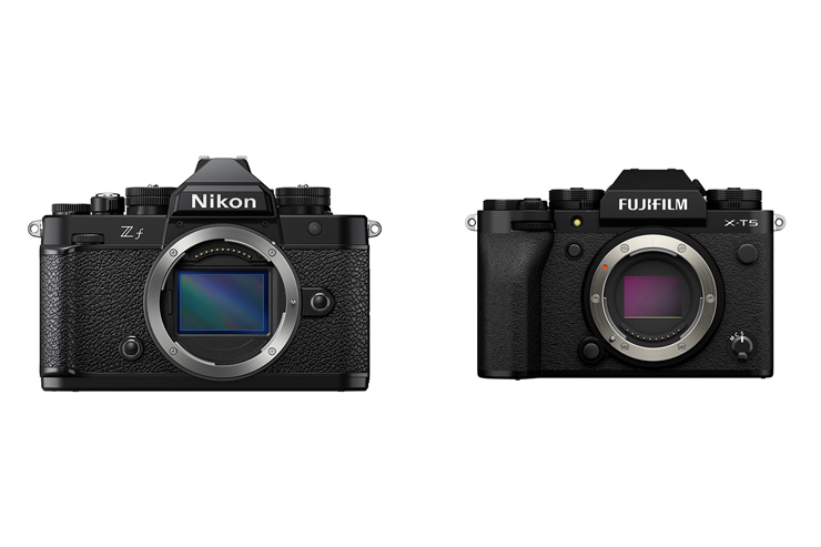 Nikon Z f、FUJIFILM X-T5イメージ