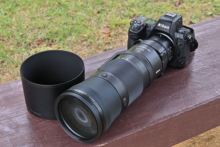 Nikon NIKKOR Z 180-600mm f/5.6-6.3 VR+Z 8フード外し