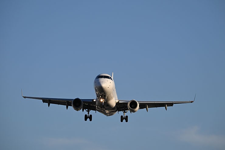 Nikon NIKKOR Z 180-600mm f/5.6-6.3 VR作例（旅客機空中）