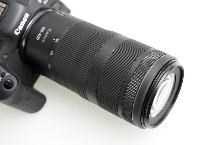 Canon RF100-400mm F5.6-8 IS USMピントリング、ズームリング、コントロールリング