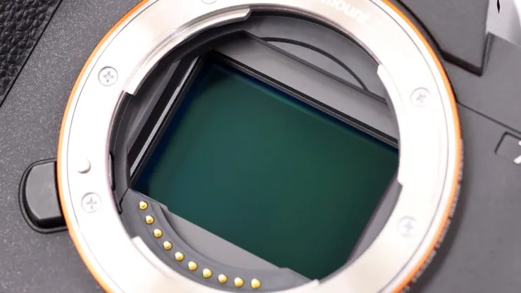カメラのイメージセンサー部分の画像