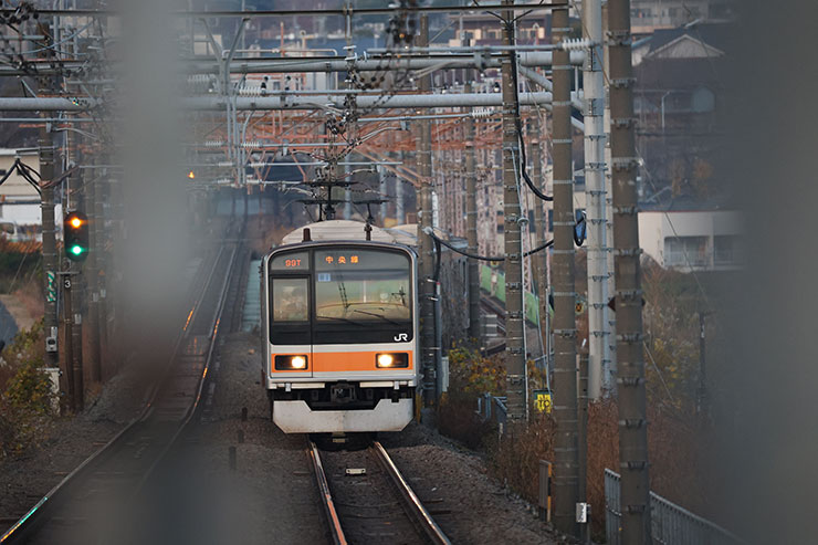 Canon RF200-800mm F6.3-9 作例：列車