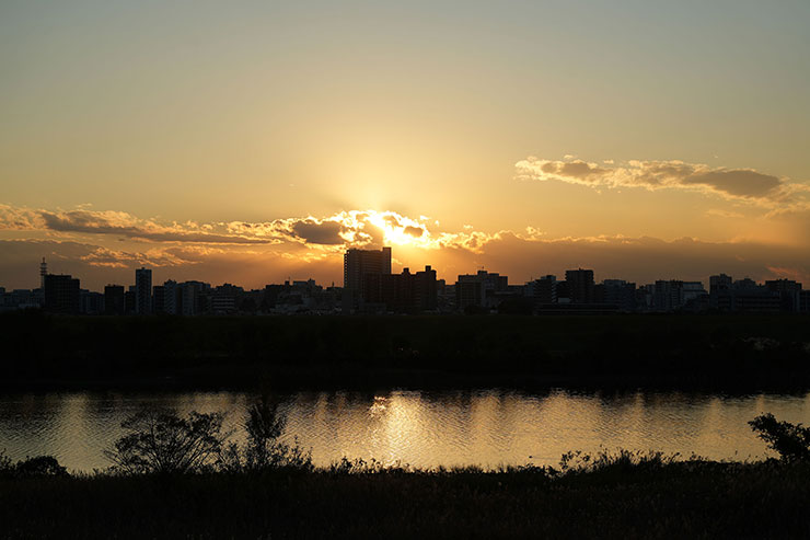 SONY α7C II 作例：夕日