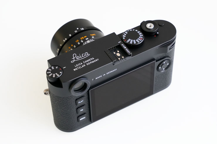 Leica M11-P本体背面