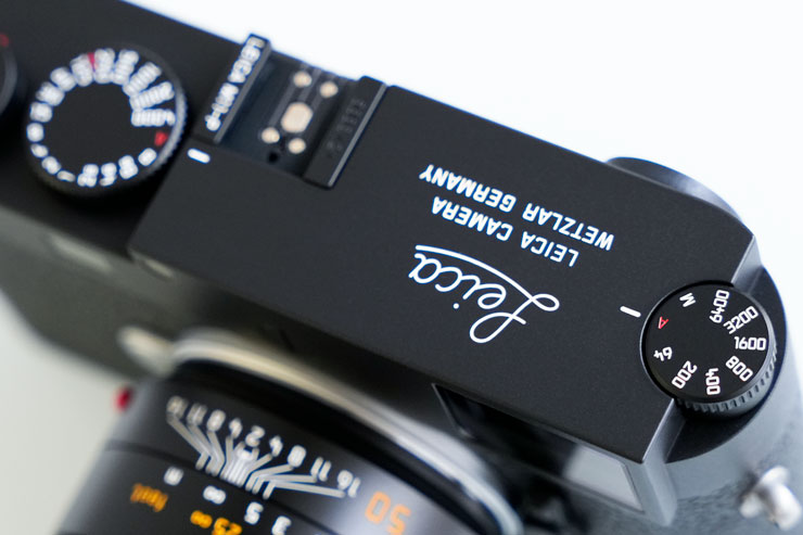 Leica M11-P本体上面アップ