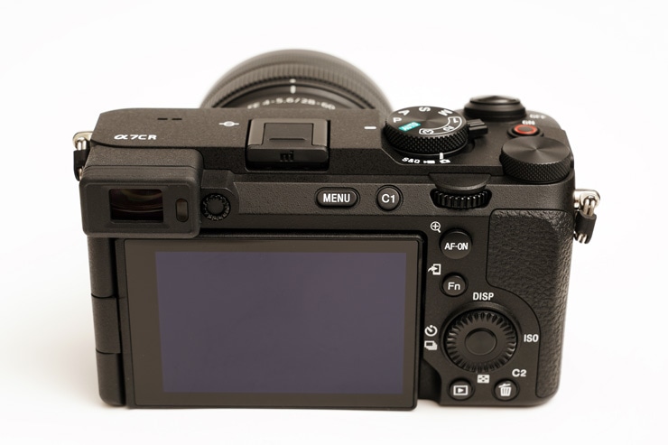 SONY α7CR本体背面